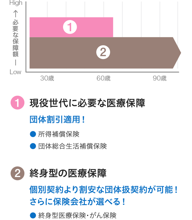 医療保障部分(イメージ)